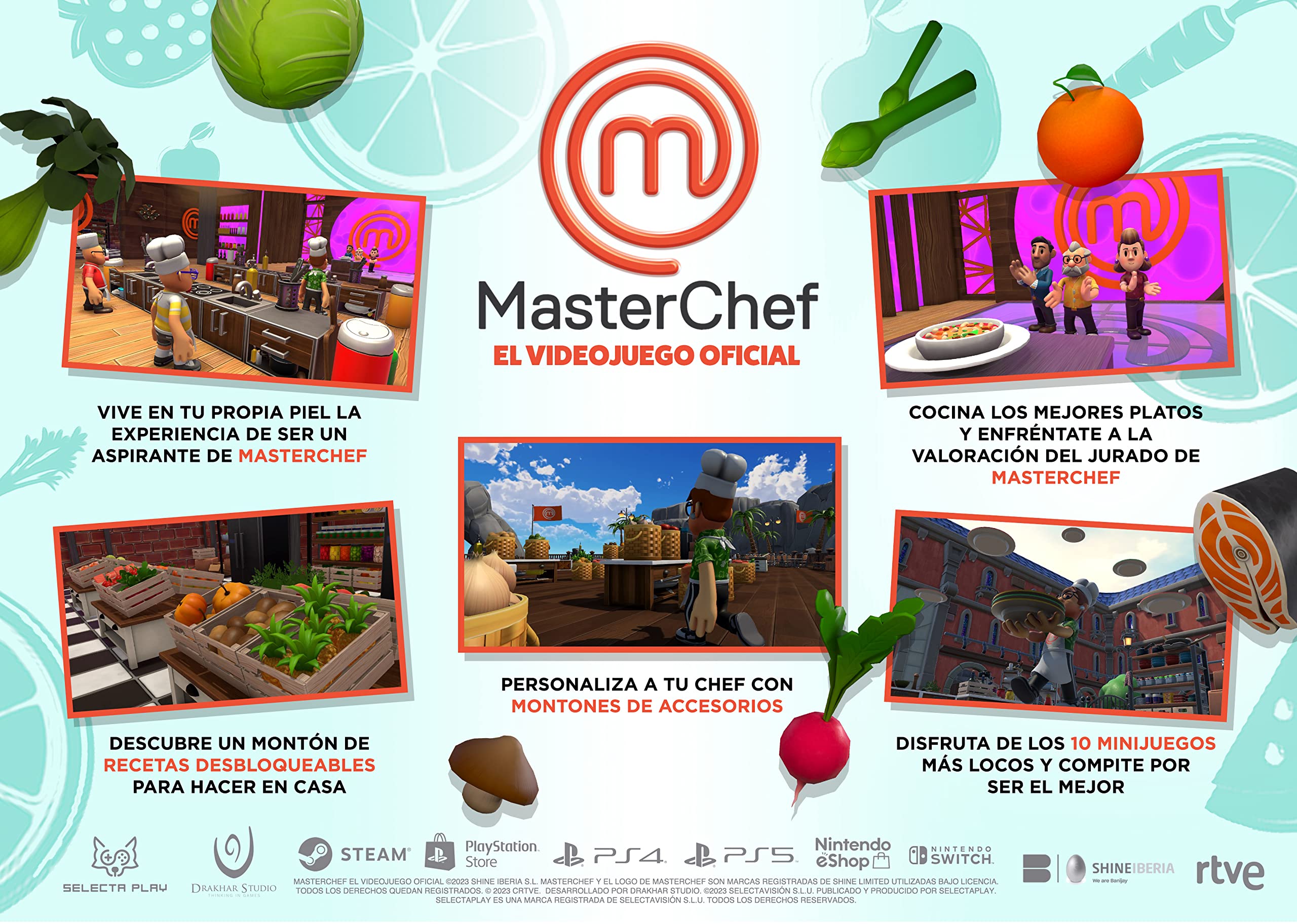 Masterchef El Videojuego Oficial PS5 - PAL ESP - Nuevo Masterchef El Videojuego Oficial PS5 - PAL ESP - Nuevo